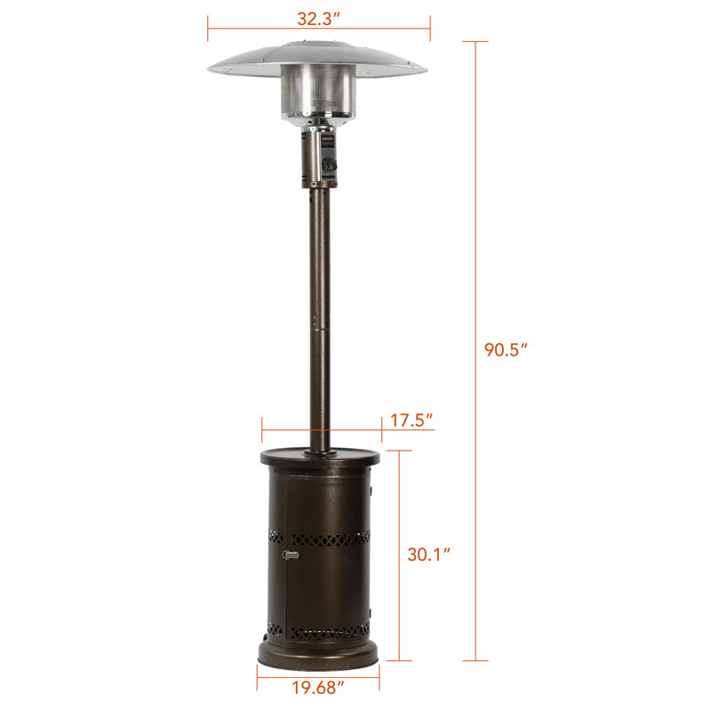 Heatmaxx Propane Standing Patio Heater & Reviews Wayfair Canada